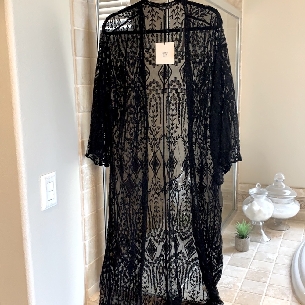 Black Lace Duster